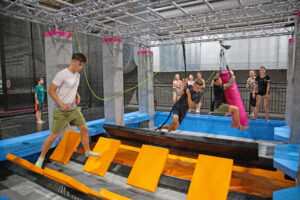 MAXXarena Trampolin Ninja Parcours