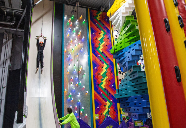 vertical drop slide