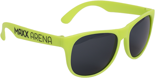 Sonnenbrille neongrün